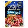 SAFCOL Gourmet on the Go Chunk Light Tuna with Oven Dried Tomato and Basil in Spring Water, 3.5-Ounce Pouches (Pack of 12)