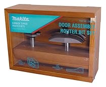 Makita 733248-A 2-Pc Carbide-Tipped Router Bit Set - Cove Raised Panel