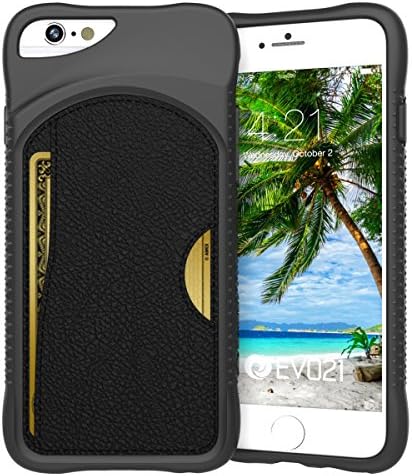 Slim Wallet Case for iPhone 6 6s - Black
