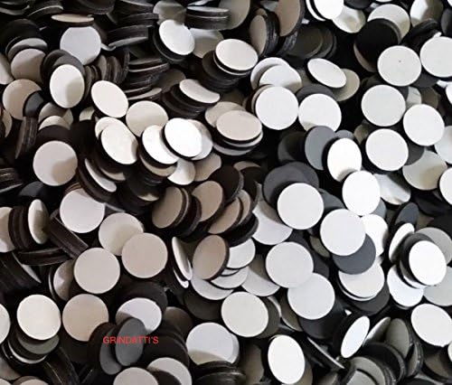 Bull Pull Brand Magnets -Economy 1/2" Round Disc with Adhesive Backing~ 250 Pcs!