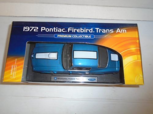 Welly 1/18 Scale Premium Collectable 1972 Pontiac Firebird Trans Am (Blue) Die Cast Metal