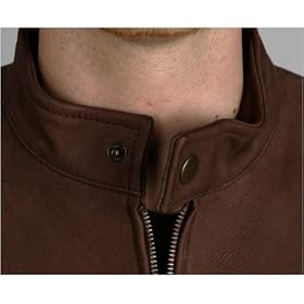 Leather Motorcycle Jacket - Men's Cowhide Leather Motorcycle Jacket