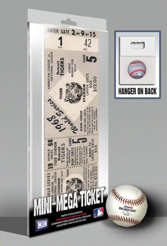 Detroit Tigers 1968 World Series Game 5 Mini-Mega Ticket