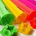 Ice Pop Molds - POPEEZ STAR SHAPE - Set of 6 Popsicle molds, Fun Colors Ice Pop Maker / Ice Cream Molds, Gift Box