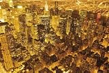 フォト『NEW YORK/ニューヨーク《Golden》』ポスター/夜景