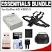 Essentials Bundle for GoPro HD HERO 3 Camera with AHDBT-301 Battery + Chest Mount + Mount Adapter + 16GB Card + Case + Accessory Kit