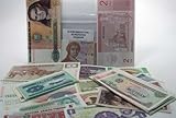 Set of 50 Different World Banknotes,Uncirculated Mint Lot
