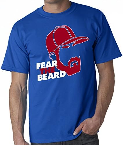 Chicago Cubs Fan Fear The Beard T-Shirt (2XL)
