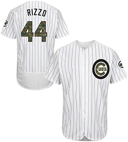 Chicago Cubs Men's #44 Anthony Rizzo 2016 Memorial Day Jersey White M