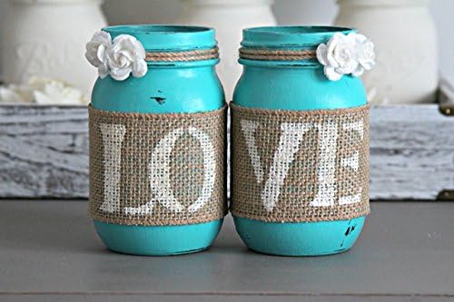 Rustic Engagement Table Centerpieces