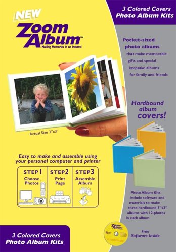 Zoom Album Three 3x3 Color Covers Kit