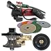 SECCO V40WVPOLSET 1-1/2-Inch Wet Polisher Full Bullnose Shaping and Polishing Kit
