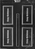 MERRY CHRISTMAS Business Card Candy Mold Chocolate