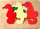 George Luck Seahorse 3-Layered Puzzle