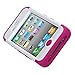 MYBAT Hybrid Dual Layer Protector Cover with Kickstand for Apple iPhone 4/4S - Retail Packaging - Butterfly Dancing/Hot Pink