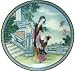 Beauties of the Red Mansion Plate Li Wan