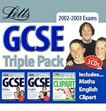 Letts GCSE 2002-2003 Exams Triple Pack: English, Maths, Clipart