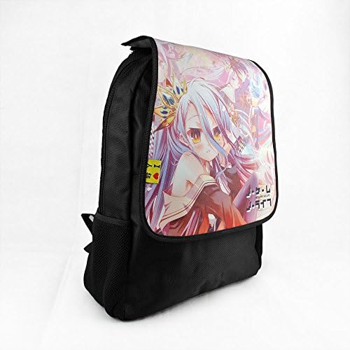 no game no life backpack college student school book bags causual pack cosplay leisure case
