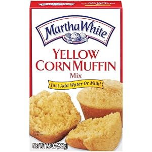 Martha White Yellow Corn Bread and Muffin Mix, 7.5 oz (Pack of 12) by Groceries To Your Door