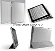 Invision� iPad 2 & 3 Smart Fall und Abdeckung - Full Grade grau Leder (PU) mit Satin Inner Cloth - PREMIUM QUALIT�T & VORGESETZTEN ENTWURF-Funktionen, Automatisches Schlaf-Wach-FUNKTION.