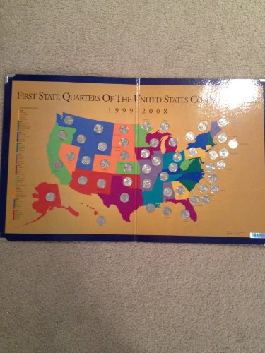 First State Quarters of The United States Collector's Map 1999-2008