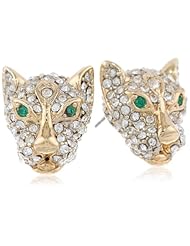 Juicy Couture Pave Panther Stud Earrings