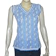 Cute Tops Cotton Chikan Embroidered Size S