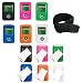 Creative Lab Zen V and V Plus 1GB 2GB 4GB Solid Color Silicone Skin Case Cover with Accessories Pack - Armband - Belt Clip - Lanyard Handstrap - 6 Color Options