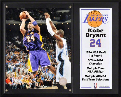 Kobe Bryant Los Angeles Lakers Sublimated 12x15 Plaque