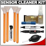 VisibleDust EZ Sensor Cleaning Kit for Size 1.6x Digital SLR Cameras with 1ml Liquid vDust Plus & 4 Vswabs + (2) Lenspen + Nikon Cleaning Accessory Kit for Nikon D40, D60, D90, D3000, D3100, D5000, D7000, D300s Digital Cameras
