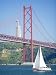 25th April Bridge Over the Tagus River and the Christ Statue in Background Photograph...