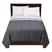 Home Grid Comforter - Gray (Full/Queen)