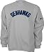 Reebok Seattle Seahawks NFL Tackle Twill Embroidered Crewneck Sweatshirt (XL=48)