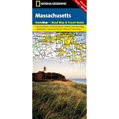 Massachusetts Road Map & Travel Guide: NG.GM28.01020315 (National Geographic GuideMaps)