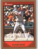 2007 Bowman Gold #112 Jeff Francoeur - Atlanta Braves (Baseball Cards)