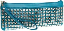 Steve Madden Cookie Wristlet,Turquoise,one size