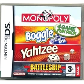 Monopoly/Boggle/Yahtzee/Battleship