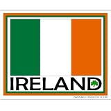 Ireland Flag Bumper Sticker