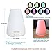 [Upgrated Version]100ml Aromatherapy Essential Oil Diffuser, HomySnug(TM) Textured Ultrasonic Cool Mist Humidifier, AUTO Shut Off, 7 Color Changing LED Lights & Timer for Home Office Bedroom Room