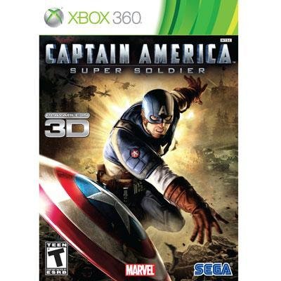  New Sega Captain America Super Soldier Action/Adventure Xbox 360 Game Wield Caps Legendary Shield