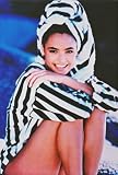JAMES BOND 007 TALISA SOTO WRAPPED IN STRIPES 4X6 PHOTO