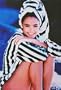 JAMES BOND 007 TALISA SOTO WRAPPED IN STRIPES 4X6 PHOTO