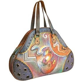 Anuschka Large Shopper - Abstract Classic Abstract Classic Leather Handbags