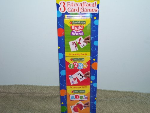 51C112VD4AL 3 Educational Card Games