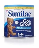 Similac Go & Grow Milk-Based Formula, Powder, Case of 6 Cans- each 24.0 Ounces