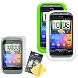 Cbus Wireless Two Silicone Skins / Cases / Covers (Green, White), LCD Scree ....