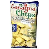 A & J's Lasagna Chips, A Kiss By The Sea Sea Salt Flavor, 5-Ounce Bags (Pack of 6)