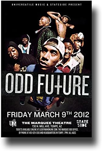 Odd Future Poster - Concert Flyer 11 X 17 - Tyler the Creator Az