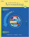 Fundamentals of Accounting: Course 1 (with Student CD-ROM)