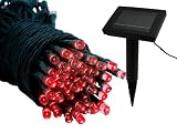 102 LED Solar Light Strands (Red) Case Pack 12